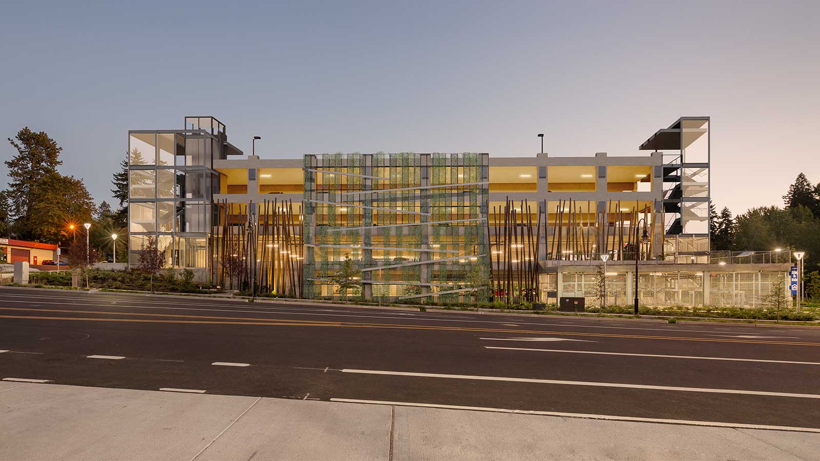 SE Park Avenue Park & Ride rendering