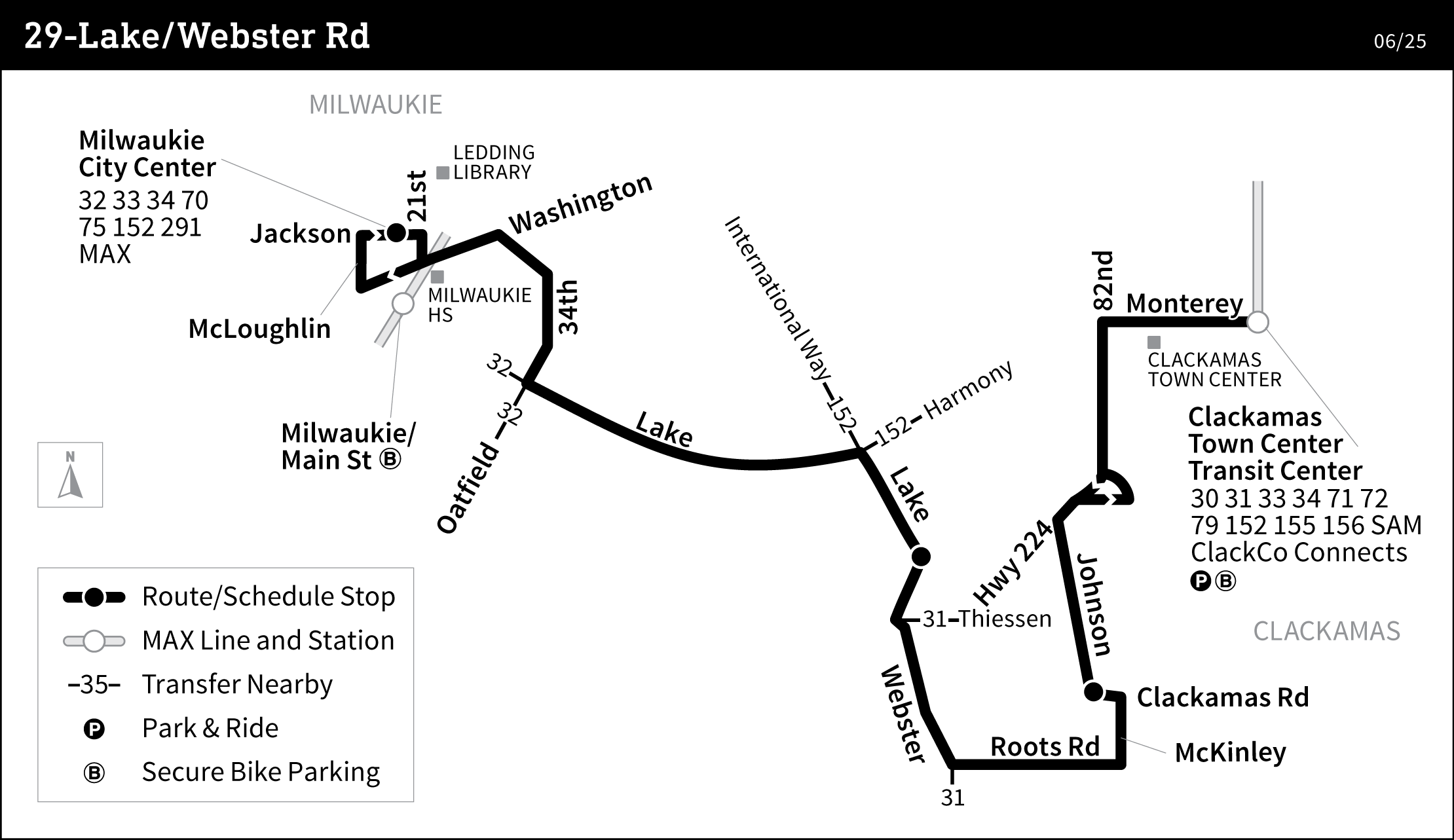 Bus Line 29 route map